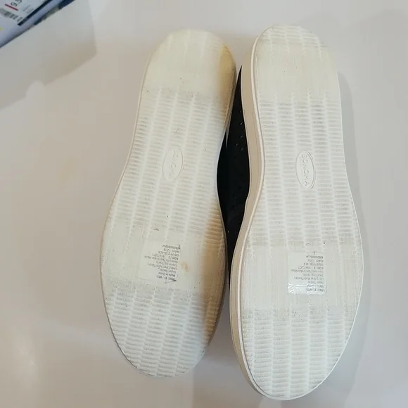 Sonoma Black Perforated Slip-On Sneakers - Picture 4 of 7